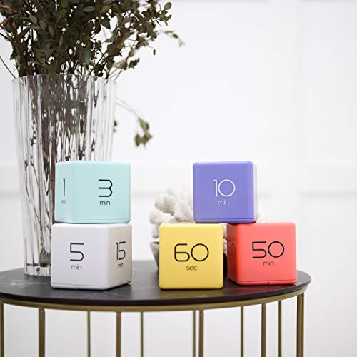 mooas Cube Timer, Flip, Block, Productivity, Time Management (Mint) - color: Mint