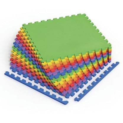 Norsk Reversible EVA Foam Play Mats, Rainbow Pack, 18-Pack