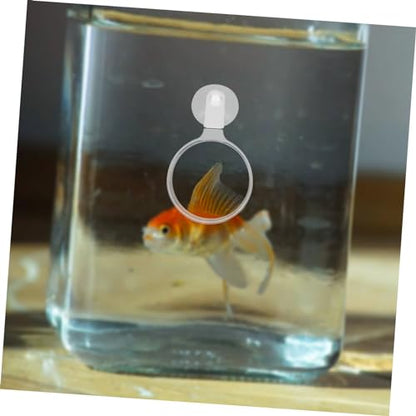 POPETPOP Aquarium Magnifier Cup Small Animal Viewer for Fish Tank Observation for Betta Fish Ants and Spiders Easy to Install and Use