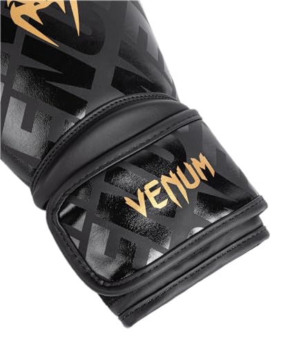 Venum Contender 1.5 Boxing Gloves - color: Black/Gold, size: 14-Ounce