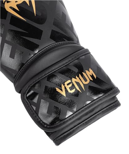 Venum Contender 1.5 Boxing Gloves - color: Black/Gold, size: 14-Ounce