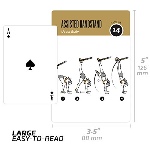 Suspension Workout Cards, Instructional Fitness Deck for Women & Men, Beginner Fitness Guide to Training Exercises at Home or Gym (Suspension, Vol 2) - style: Suspension Vol2