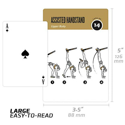 Suspension Workout Cards, Instructional Fitness Deck for Women & Men, Beginner Fitness Guide to Training Exercises at Home or Gym (Suspension, Vol 2) - style: Suspension Vol2