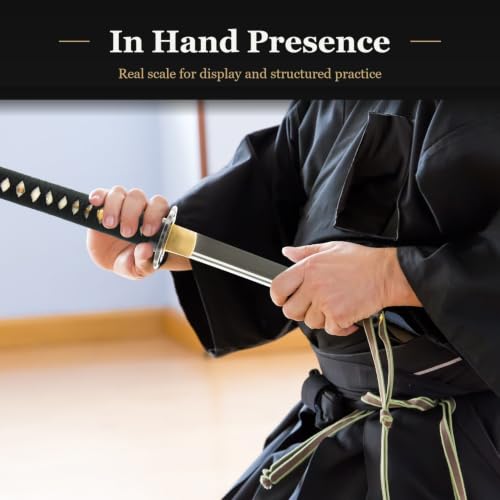 Hand Forged 1045 Heat-Tempered Katana, Full Tang Sword - color: iron