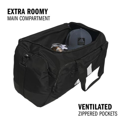 adidas Defender 5 Duffel Bag for Sports, Gym and Travel, Black, OSFA - color: Black/Medium 59L, style: Medium 59l