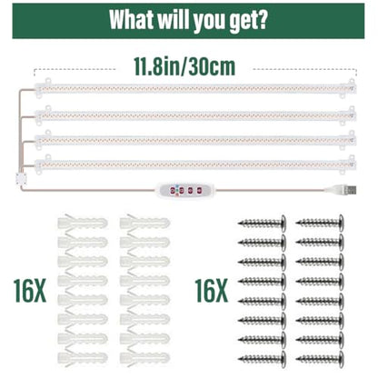 RooTrimmer 5-Tier Seed Starter Tray, Plant Stand with Grow Lights Full Spectrum Sunlike Plant Light for Indoor/Greenhouse Small Plant Pots, Cell Trays, Succulents, Seedlings Gardening