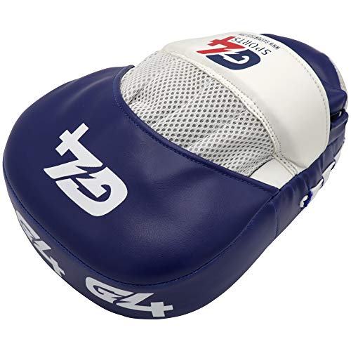 Curved Focus Mitts Hook and Jab Pads PU Leather Pads for Coaching in Boxing MMA Kickboxing Martial Arts Muay Thai