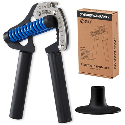 GD IRON GRIP 70 Grip Strength Trainer Hand Gripper Forearm Strengthener
