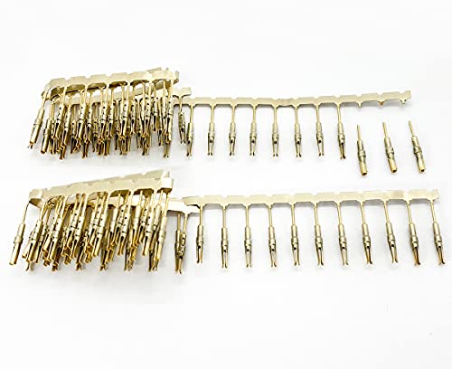 100 Pieces 1.0mm /0.039inch Diameter Tube Socket Pins Nixie/VFD Tube Socket Female Pin for IN12 IN18 QS27-1 QS30-1 SZ4-1 YS27-3 etc
