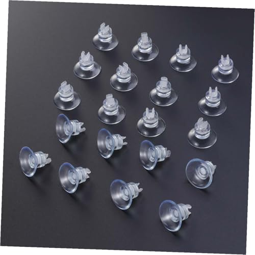 Cabilock 18pcs Fish Tank Hose Holder Clips with Rubber Suction Cups, Aquarium Airline Tube Clips for Air Pump Accessories, Sturdy Aquarium Organizer for Freshwater and Saltwater Tanks