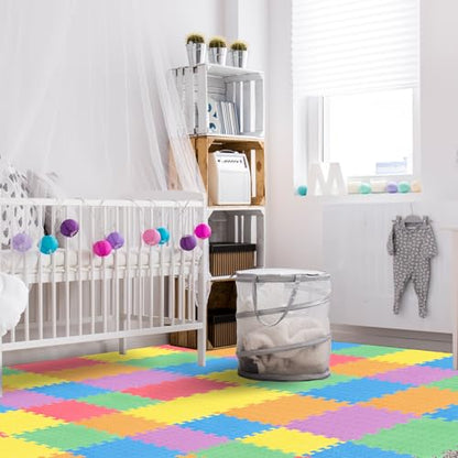 Shihanee 16 Foam Floor Interlocking Tiles, 11.8 x 11.8 Inch, Colorful - color: Colorful