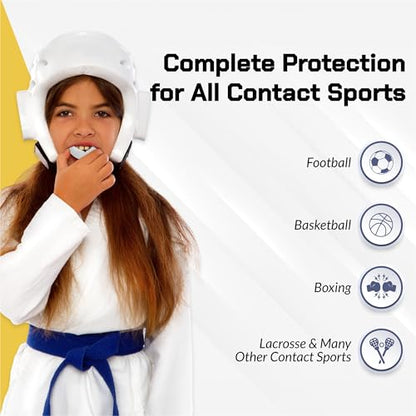 Shield Sports Single Density Mouth Guard 2 Pack,YOUTH