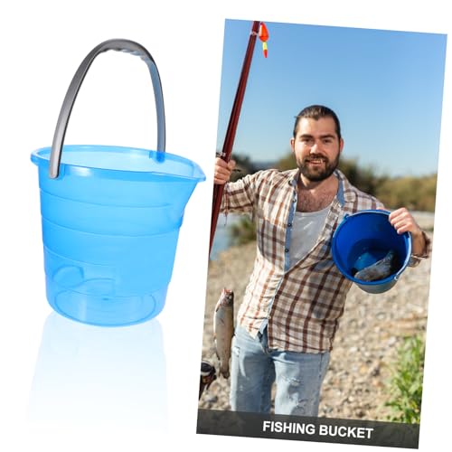 ORFOFE Food Grade Plastic Water Storage Bucket Multi-Purpose for Camping Beach Home Wash Fish