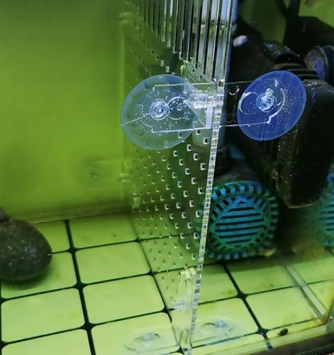 Acrylic Fish Tank Divider, Transparent Aquarium Board for Optimal Fish Separation and Tank Organization, Plate Baffle Cover Blocking Fish Partition Net,One Color-44x70cm/17.3x27.5in