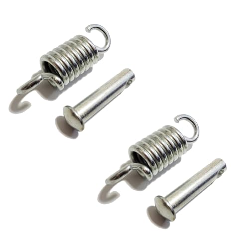 Hammock Chair Spring Pin Plug Ultimate Hanging Kit (2 Pack Sliver) | Hammock Chair Kit/Heavy Duty Hammock Spring Hook for Hanging Basket Chairs Hammock and Porch Swings - color: 2 Pack Sliver Pin Plug