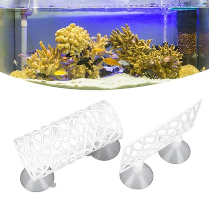 Asixxsix Betta Fish Tunnel, Hollow Design Betta Sleeping Tube Betta Tunnel Swim Tube, Shrimp Guppies Hideout Betta Shelter Toys, Betta Fish Accessories Decorations (White)