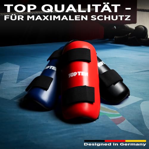 TOP TEN Wako Style Shin Guards - size: Small