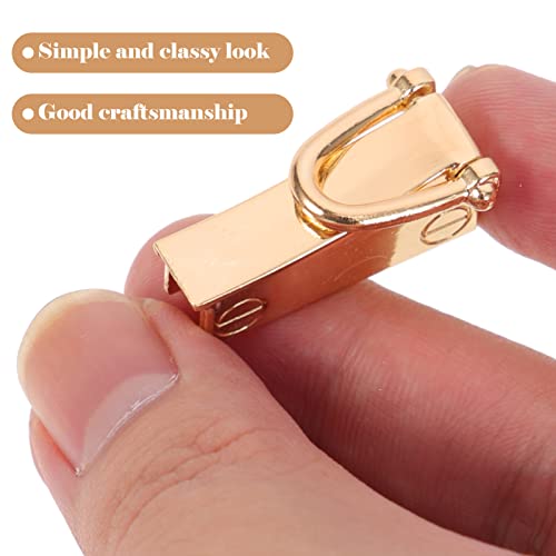 8Pcs Swivel D Rings Buckles for Bag Making Backpack Golden