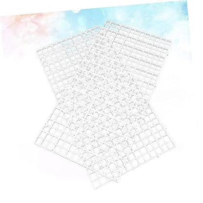 FOMIYES White Aquarium Panel 6 Pcs Lattice Plate for Fish Tank Divider Tray Fish Survival Easy to Use