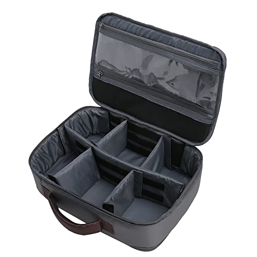 Fishing Reel Case – Travel Storage Bag with Adjustable Compartments for Fly Reels, Spinning Reels, Baitcasting Reel & Fishing Gear