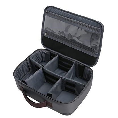 Fishing Reel Case – Travel Storage Bag with Adjustable Compartments for Fly Reels, Spinning Reels, Baitcasting Reel & Fishing Gear