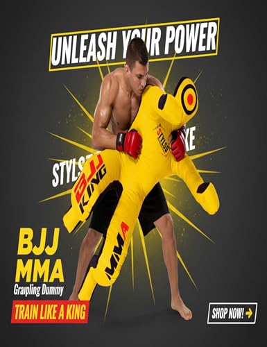 Un-Filled Grappling Dummy Wrestling Dummy Jiu Jitsu Dummy for BJJ MMA Judo Karate Practice Adult Kids - color: Yellow, size: 6ft / 72"