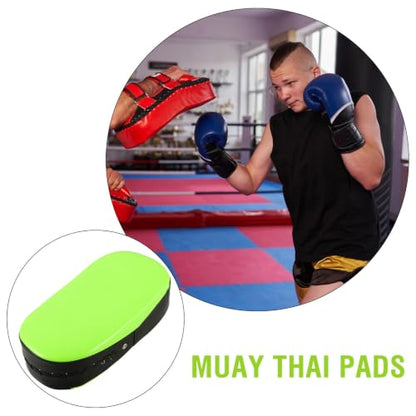 Luxshiny Adjustable Height Pu Curved Kickboxing Punching Pad for Muay Thai Sessions and Intense Workouts, Easy to Assemble Boxing Focus Mitt Large Kicking Target for Martial Arts Training