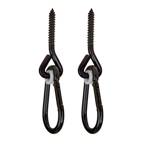 Heavy Duty 700 Lb Porch Swing Black Hanging Chain Kit (8 Foot Ceiling) - size: 8 Foot Ceiling