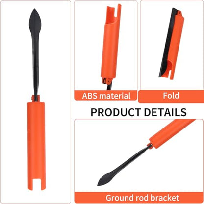 Universal Fishing Rod Holder,Detachable Surf Casting Spincast Rod Racks,Ground Inserted Support Bracket Accessory for Fishing