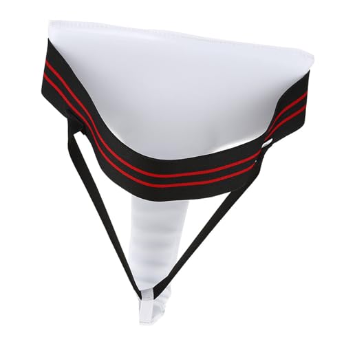 Dioche Protective Cup Womens Taekwondo Groin Guard - Ergonomic Design Boxing Karate Protector for Optimal Coverage - Durable PU Leather - Size L - size: Small