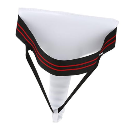 Dioche Protective Cup Womens Taekwondo Groin Guard - Ergonomic Design Boxing Karate Protector for Optimal Coverage - Durable PU Leather - Size L - size: Small