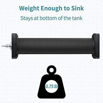 Pawfly Aquarium 8 Inch Air Stone Cylinder for Larger Pump Bubble Diffuser for Outdoor Pond Garden Circulation System and Large Fish Tanks - size: 8 Inch