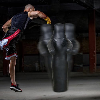 MMA Grappling Dummy Bag Wrestling Dummy Empty Unfilled Hanging Judo for Home Gym Multifunction Boxing Dummy Cover - size: 160cm