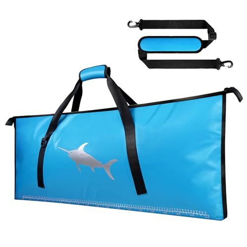 Insulated Fish Cooler Bags for Fishing Kill Bag Fishing Cooler Bag Portable Leakproof - Fish Bags for Caught Fish Keep Ice Cold for Over 24 Hours