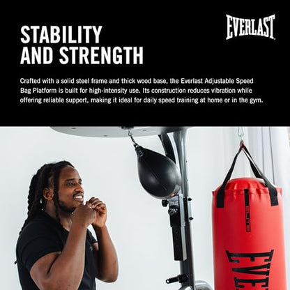 Everlast Adjustable Speed Bag Platform | Boxing, Heavy-Duty Mount, Training