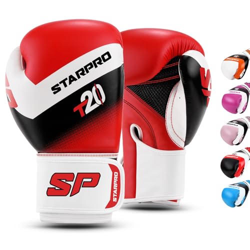 Starpro Kids Boxing Gloves – Training Gloves for Boys & Girls, 4oz & 6oz - color: Red, size: 4oz