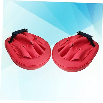 Pair Curved Thai Pads for Taekwondo Kickboxing Training
