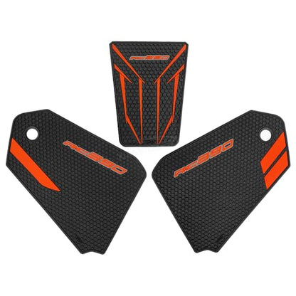 for RC 390 2017-2022 Tank Pad Motorcycle Accessories Protector Sticker Decal Gas Knee Grip Tank Traction Pad Side New Pattern rc390