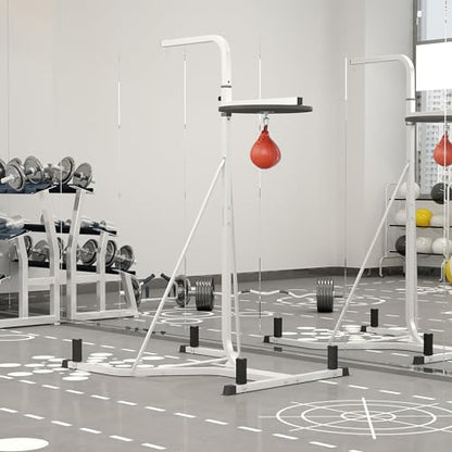 Kaimei Adjustable Punching Bag Stand | Heavy Bag & Speed Bag Combo | Home Gym Workout Equipment | Fitness Training for Adults & Teens