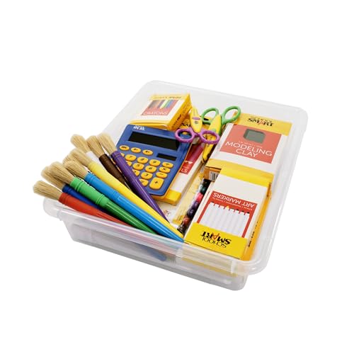 Storex Storage Tray, Letter Size, 10 x 13 x 3 Inches, Black (1 Tray only) (Pack of 4) - size: 13" x 10" x 3" (Pack of 4)