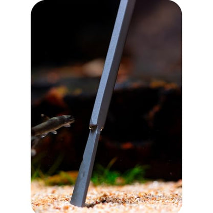 Stainless Steel Sand Shovel for Aquascaping Projects and Garden Soil Leveling with Wide Easyly Maintenance Sand Leveler for Aquariums and Gardes Corrosions-Resistant Stainless Steel