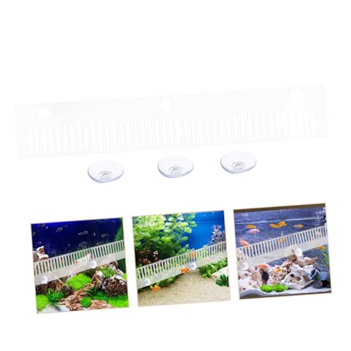 Aquarium Comb Fish Tank Plastic Overflow Simple Design Easy to Clean Abs Material