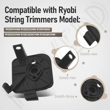308649003 307191001 5687301 Air Filter & Cover Compatible with Ryobi RY251PH RY252CS RY253SS RY254BC 25CC 25.4cc String Trimmers Tune-Up Kit/Gas String Trimmer