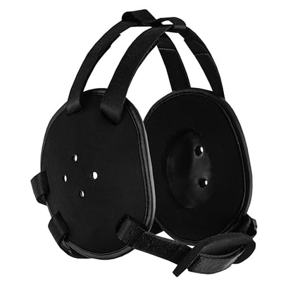 ROAR-INT BJJ Ear Guard New Easy to Adjust Design Wrestling Protective Headgear Wrestling Ear Guard MMA Jiu Jitsu - color: Black