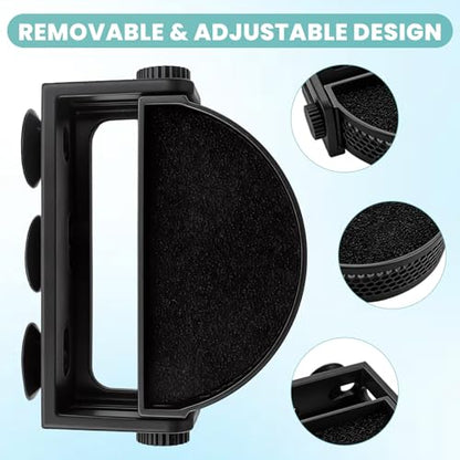 Aquarium Filter Baffle with Suction Cups, Aquarium Filter Flow Reducer, Water Calmer and Flow Reducer for Betta Fish & Shrimp