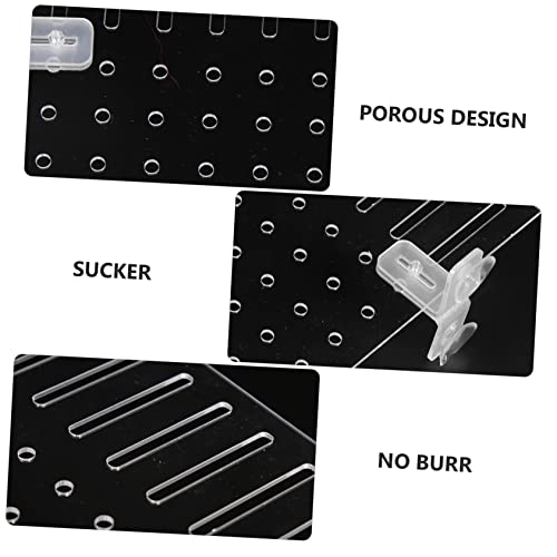 VICASKY Acrylic Aquarium Divider Board with Suction Cups Fish Tank Isolation Panel for Easy Installation and Water Permeability for Betta and Other Fish Separation