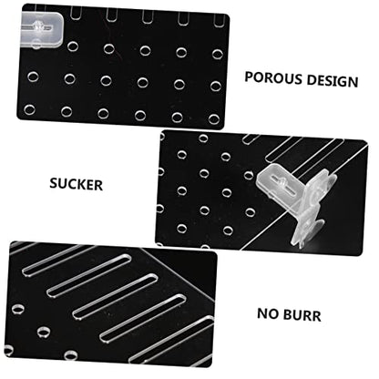 VICASKY Acrylic Aquarium Divider Board with Suction Cups Fish Tank Isolation Panel for Easy Installation and Water Permeability for Betta and Other Fish Separation