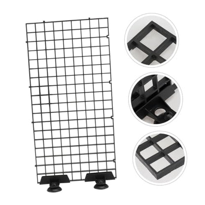 WOONEKY 1set Fish Tank Divider Plastic Grid for Fish Isolation and Separation Aquariums Fit Aquarium Partition Board Bottom Filtration Grid for Clean Water