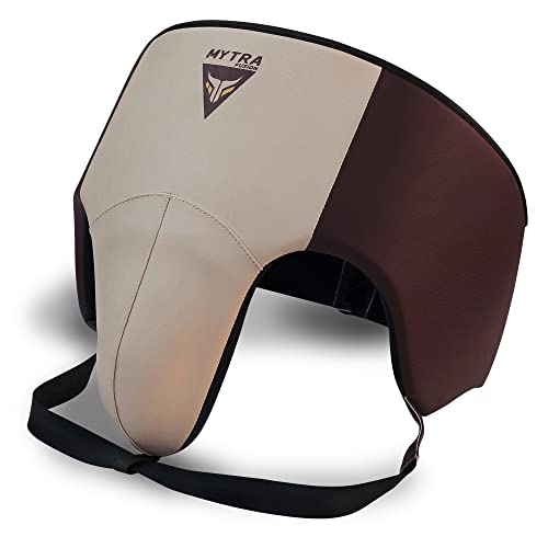 Mytra Fusion Groin Guard Boxing Groin Guard for MMA, Muay Thai, Kickboxing and Martial Arts Abdominal Protector for Training, Sparring, Grappling, Taekwondo and Fighting - size: Large-X-Large