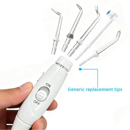 Oral Hygiene Accessories Replacement Hose and Handle Parts Compatible with Waterpik' Water flosser WP-100 WP-300 WP-660 WP-900, Pack of 1 Handle Hose - color: White-new
